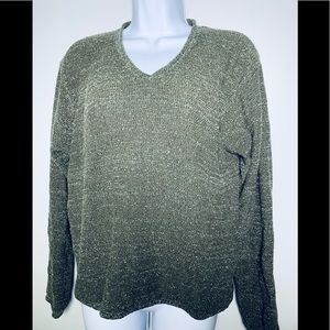 Columbia Medium Vertex Sweater V Neck Olive
